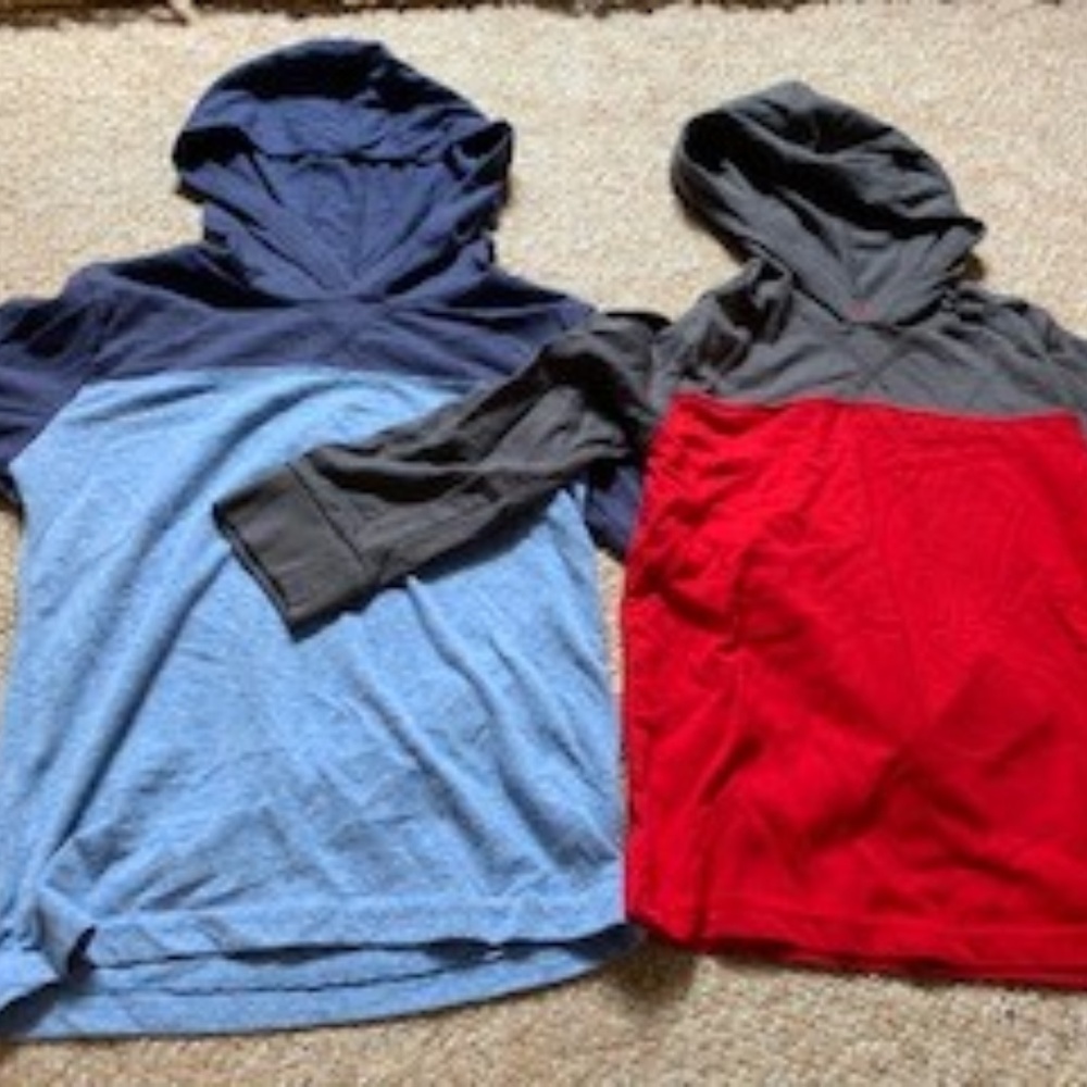 long sleeve hooded shirts